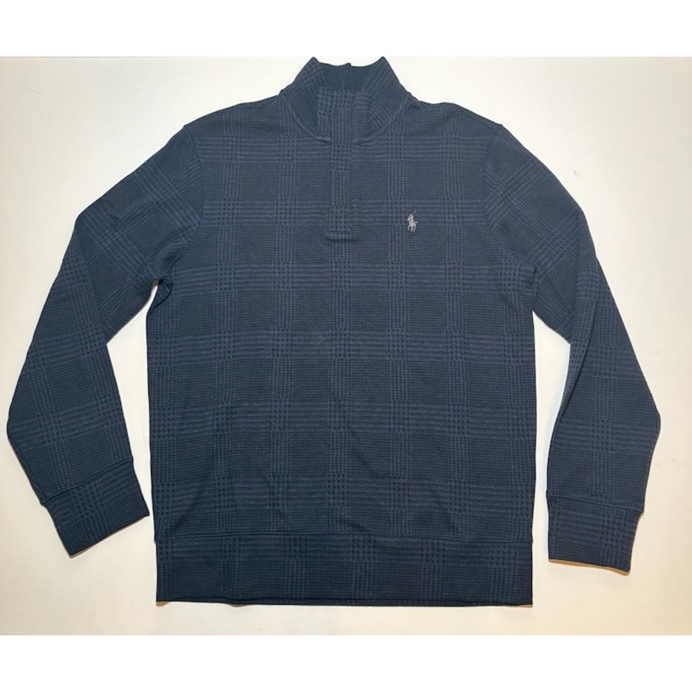 Ralph Lauren Polo Quarter Zip Men's Sweater | Blue | Small